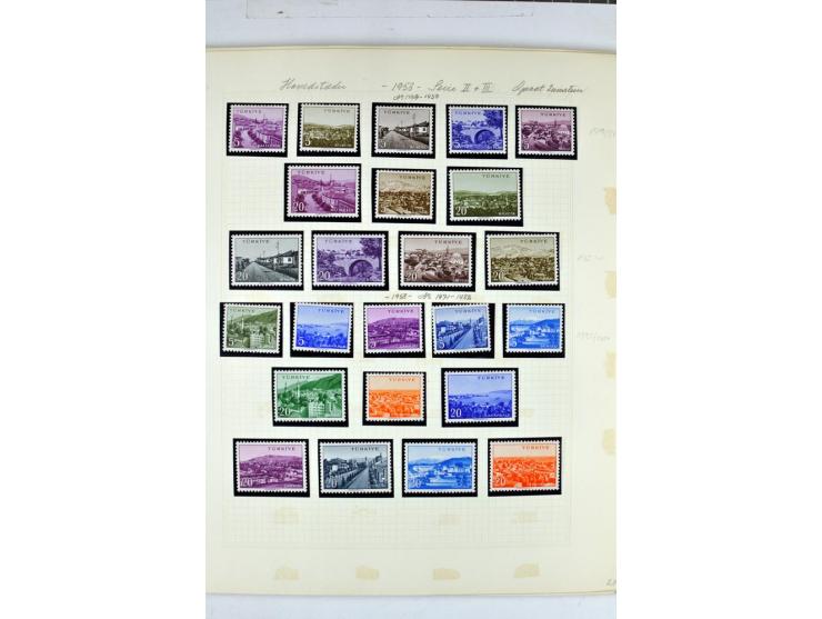 1863/1969, postfrische, ungebrauchte und etwas gestempelte Sammlung mit einer Vielzahl guter Werte und Sätze, Käferaufdrucke 