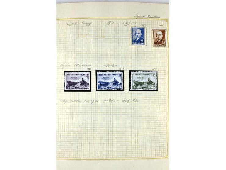 1863/1969, postfrische, ungebrauchte und etwas gestempelte Sammlung mit einer Vielzahl guter Werte und Sätze, Käferaufdrucke 