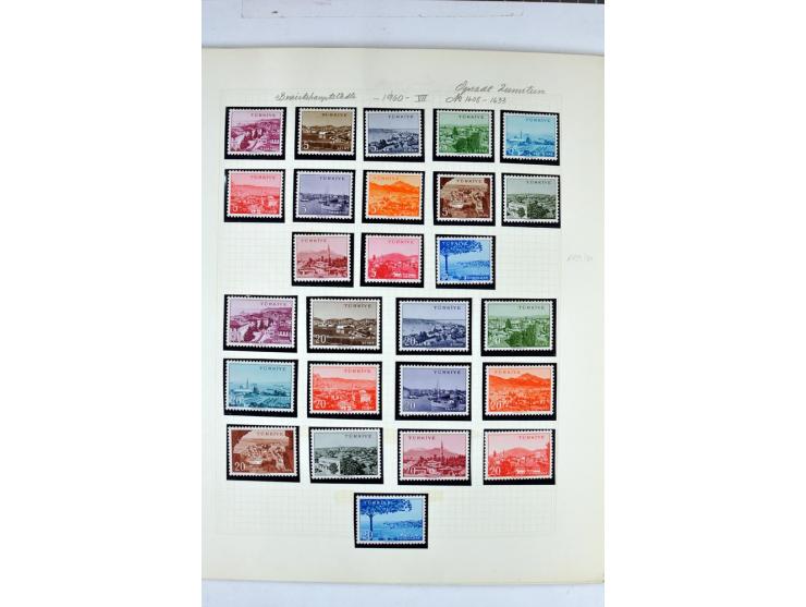 1863/1969, postfrische, ungebrauchte und etwas gestempelte Sammlung mit einer Vielzahl guter Werte und Sätze, Käferaufdrucke 