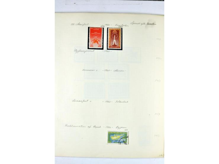 1863/1969, postfrische, ungebrauchte und etwas gestempelte Sammlung mit einer Vielzahl guter Werte und Sätze, Käferaufdrucke 