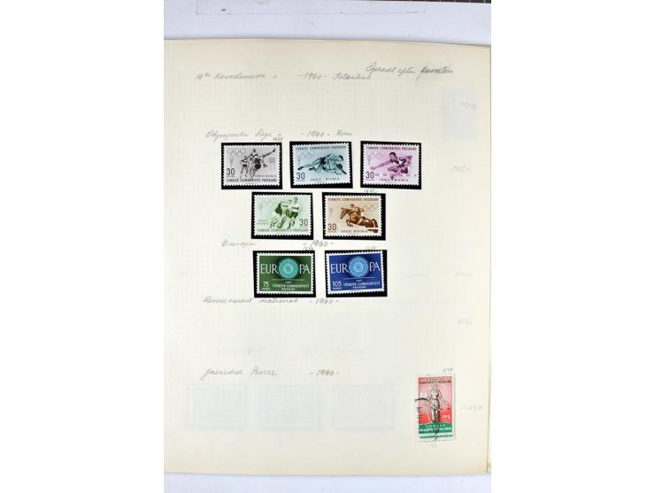 1863/1969, postfrische, ungebrauchte und etwas gestempelte Sammlung mit einer Vielzahl guter Werte und Sätze, Käferaufdrucke 