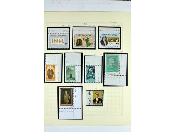 1863/1969, postfrische, ungebrauchte und etwas gestempelte Sammlung mit einer Vielzahl guter Werte und Sätze, Käferaufdrucke 