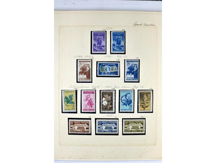 1863/1969, postfrische, ungebrauchte und etwas gestempelte Sammlung mit einer Vielzahl guter Werte und Sätze, Käferaufdrucke 