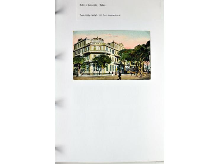 1900/44 (ca.), ägyptische und sudanesische Perfins, umfangreiche Sammlung in 2 Ordnern mit einer Vielzahl voll Lochungen vers