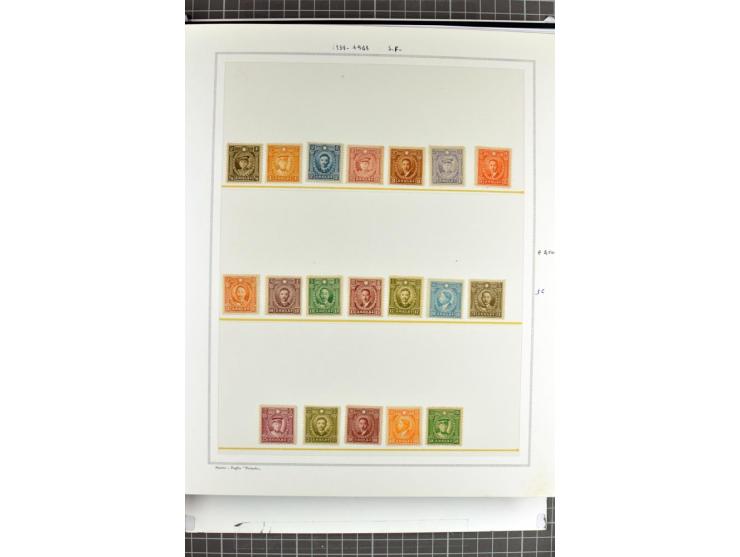 1885/2006, postfrische, ungebrauchte und gestempelte Sammlung mit besseren Ausgaben