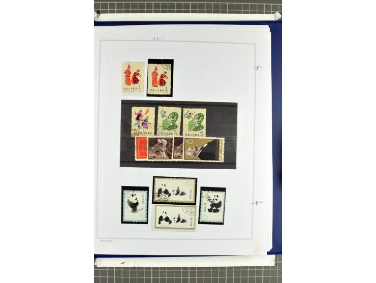1885/2006, postfrische, ungebrauchte und gestempelte Sammlung mit besseren Ausgaben