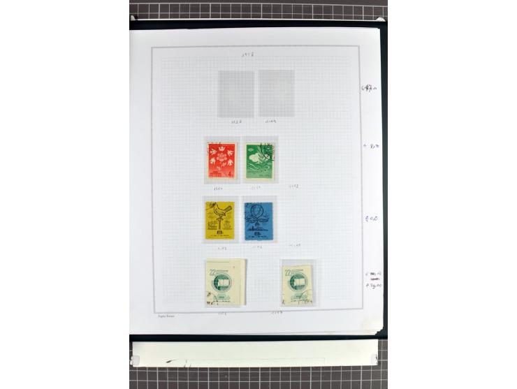 1885/2006, postfrische, ungebrauchte und gestempelte Sammlung mit besseren Ausgaben
