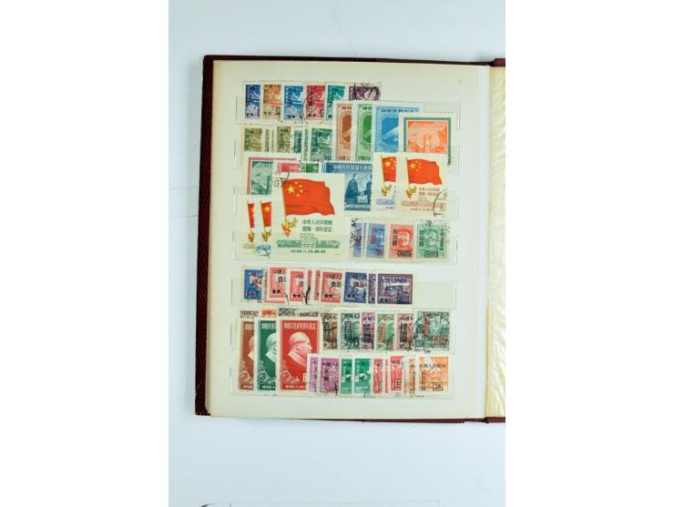 1923/90, postfrische, ungebrauchte und gestempelte Partie in 7 Einsteckbüchern