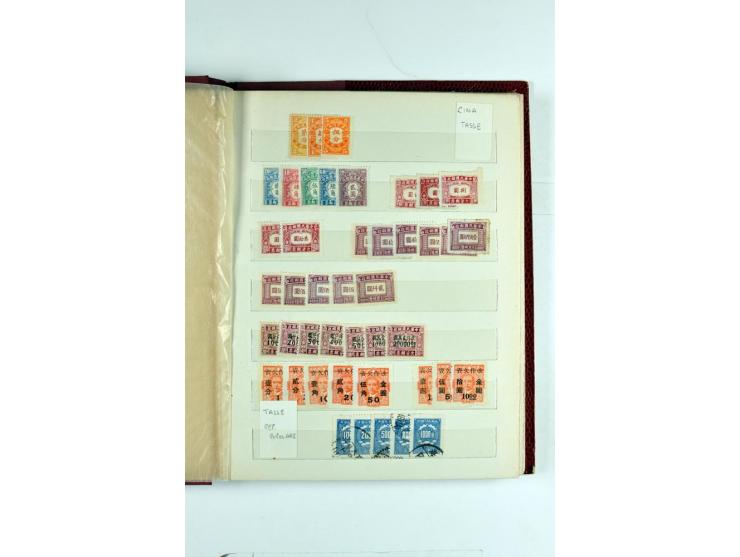 1923/90, postfrische, ungebrauchte und gestempelte Partie in 7 Einsteckbüchern