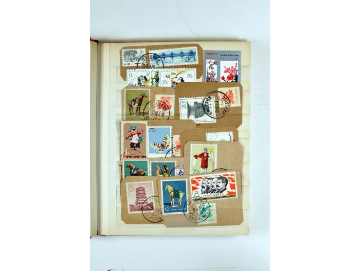 1923/90, postfrische, ungebrauchte und gestempelte Partie in 7 Einsteckbüchern