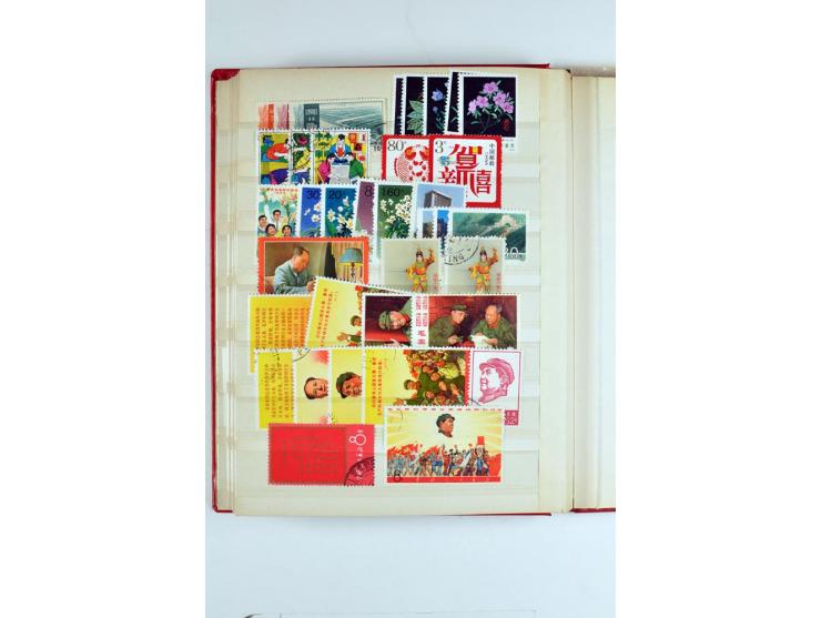 1923/90, postfrische, ungebrauchte und gestempelte Partie in 7 Einsteckbüchern