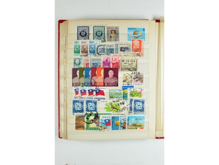 1923/90, postfrische, ungebrauchte und gestempelte Partie in 7 Einsteckbüchern