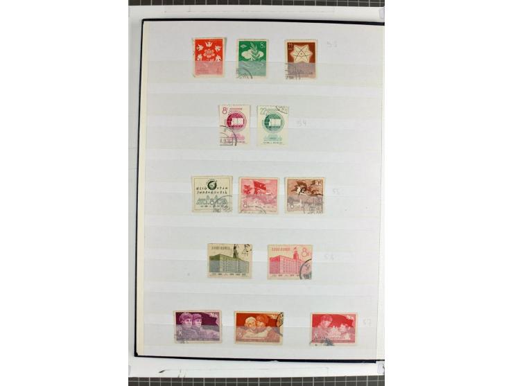 1949/68, gestempelte Sammlung mit u.a. Mi.-Nr. 648-55, 744-59, 982-84, 990-92 (2), 995-1008 (2), 1010-17, 1020-24 (5er-Streif