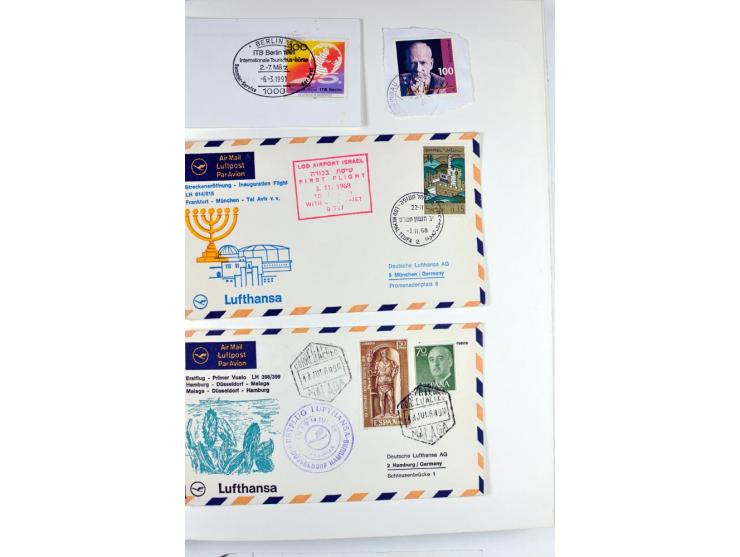 1949/81, postfrische und gestempelte Partie mit besseren Sätzen in 2 Einsteckbüchern