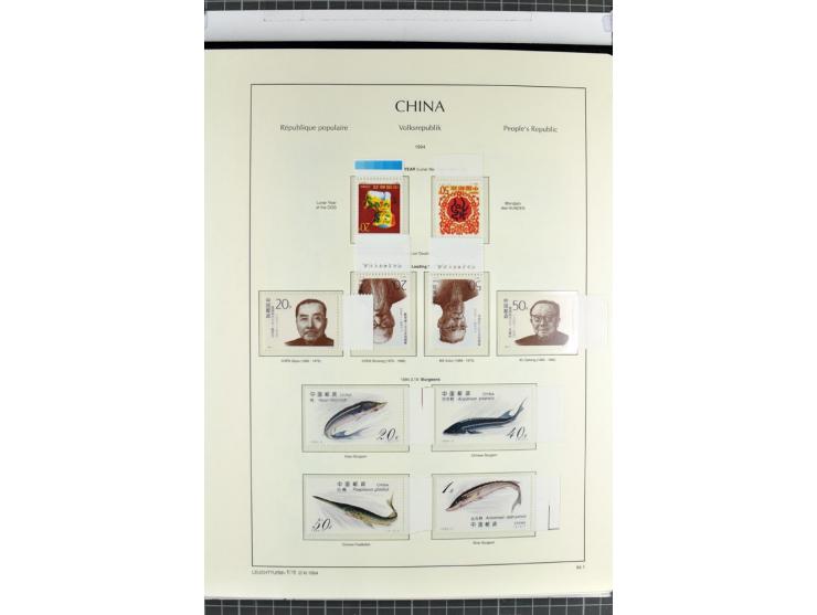 1982/2004, postfrische, in den Hauptnummern anscheinend kpl. Sammlung, dazu ältere Doubletten mit u.a. Bl.20 und 22, Markenhe