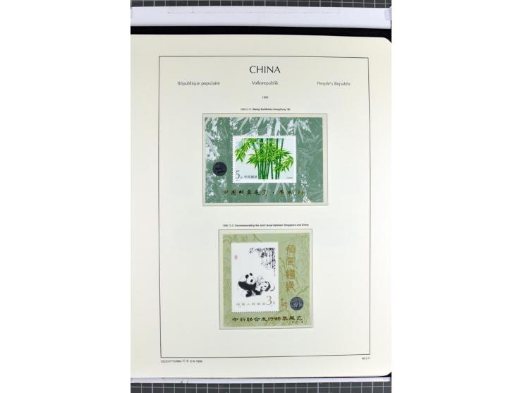 1982/2004, postfrische, in den Hauptnummern anscheinend kpl. Sammlung, dazu ältere Doubletten mit u.a. Bl.20 und 22, Markenhe