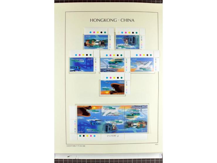 1982/2004, postfrische, in den Hauptnummern anscheinend kpl. Sammlung, dazu ältere Doubletten mit u.a. Bl.20 und 22, Markenhe