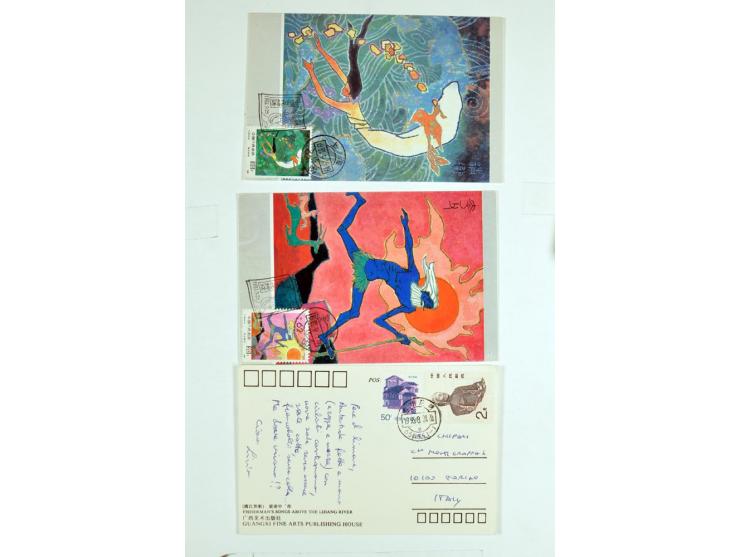 1949/2000, Partie meist moderner Briefe, Karten, Ganzsachen und FDC