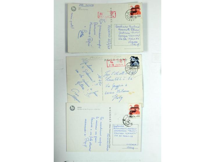 1949/2000, Partie meist moderner Briefe, Karten, Ganzsachen und FDC
