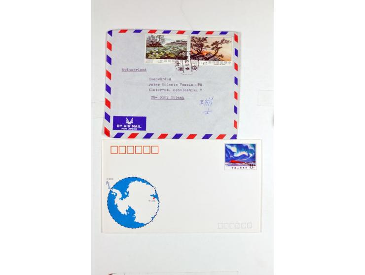 1949/2000, Partie meist moderner Briefe, Karten, Ganzsachen und FDC