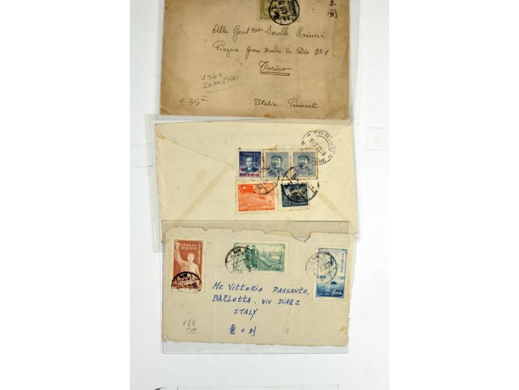1949/2000, Partie meist moderner Briefe, Karten, Ganzsachen und FDC