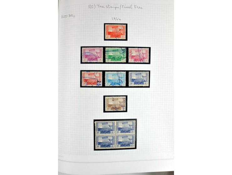 REVENUE: 1919/2000 (ca.), ungebrauchte, ungestempelte reichhaltige Spezialsammlung mit vielen besseren Werten und kompletten 