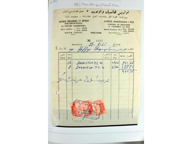 REVENUE: 1919/2000 (ca.), ungebrauchte, ungestempelte reichhaltige Spezialsammlung mit vielen besseren Werten und kompletten 