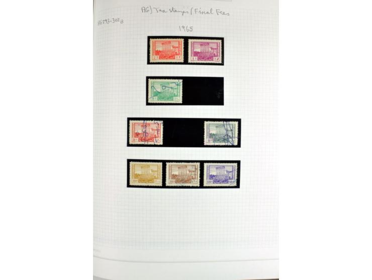 REVENUE: 1919/2000 (ca.), ungebrauchte, ungestempelte reichhaltige Spezialsammlung mit vielen besseren Werten und kompletten 