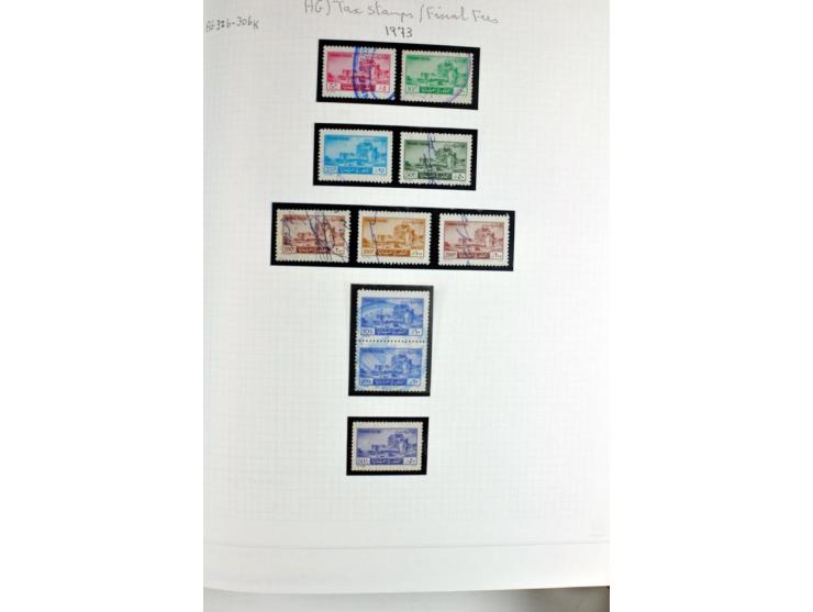 REVENUE: 1919/2000 (ca.), ungebrauchte, ungestempelte reichhaltige Spezialsammlung mit vielen besseren Werten und kompletten 