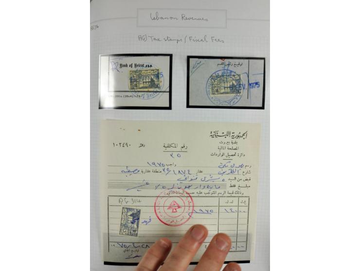 REVENUE: 1919/2000 (ca.), ungebrauchte, ungestempelte reichhaltige Spezialsammlung mit vielen besseren Werten und kompletten 