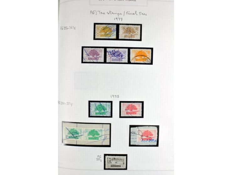 REVENUE: 1919/2000 (ca.), ungebrauchte, ungestempelte reichhaltige Spezialsammlung mit vielen besseren Werten und kompletten 