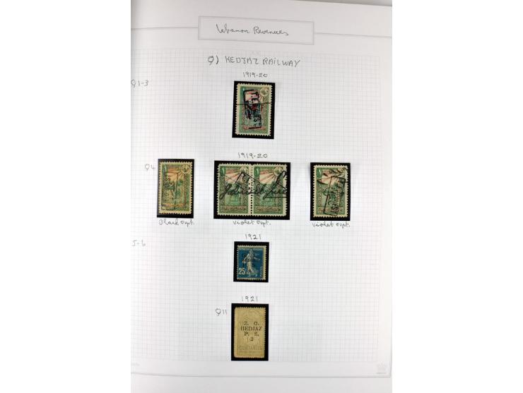 REVENUE: 1919/2000 (ca.), ungebrauchte, ungestempelte reichhaltige Spezialsammlung mit vielen besseren Werten und kompletten 