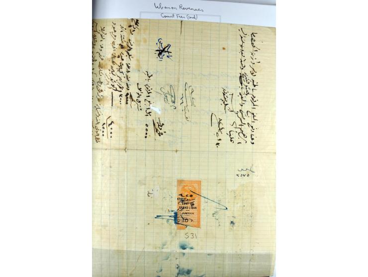 REVENUE: 1919/2000 (ca.), ungebrauchte, ungestempelte reichhaltige Spezialsammlung mit vielen besseren Werten und kompletten 