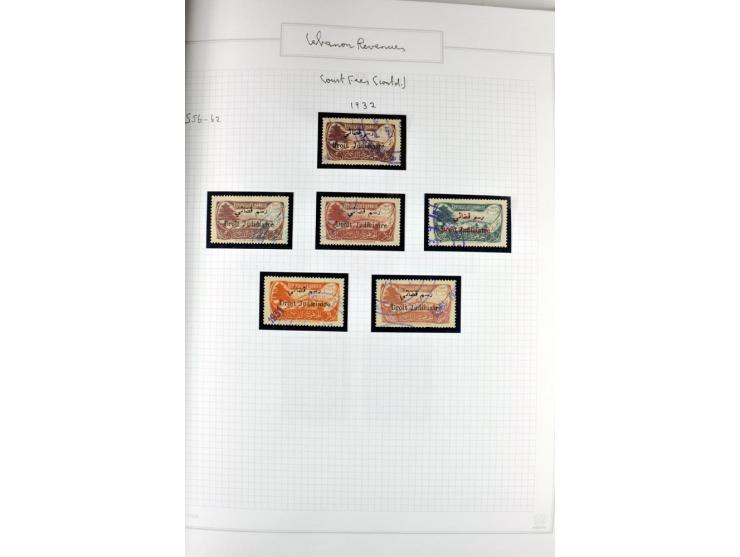 REVENUE: 1919/2000 (ca.), ungebrauchte, ungestempelte reichhaltige Spezialsammlung mit vielen besseren Werten und kompletten 