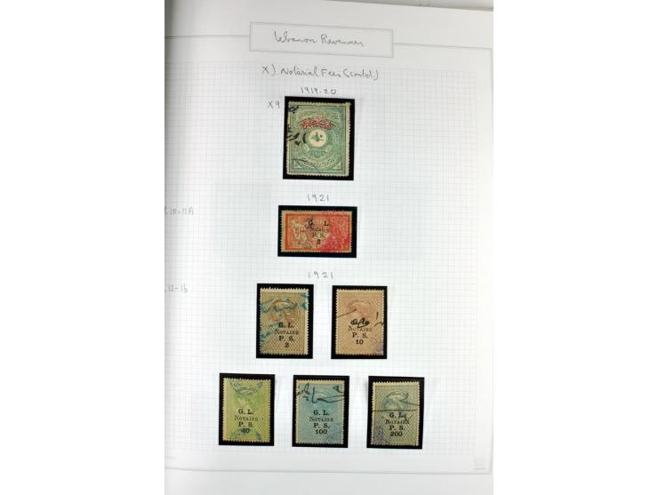 REVENUE: 1919/2000 (ca.), ungebrauchte, ungestempelte reichhaltige Spezialsammlung mit vielen besseren Werten und kompletten 