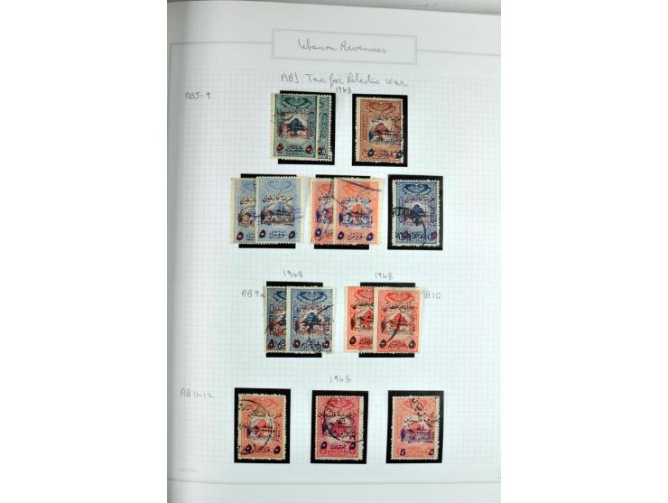 REVENUE: 1919/2000 (ca.), ungebrauchte, ungestempelte reichhaltige Spezialsammlung mit vielen besseren Werten und kompletten 