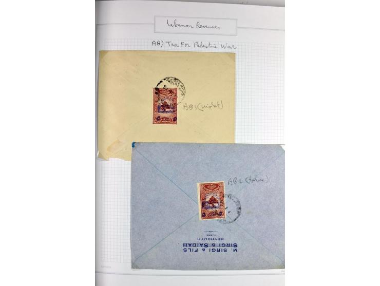 REVENUE: 1919/2000 (ca.), ungebrauchte, ungestempelte reichhaltige Spezialsammlung mit vielen besseren Werten und kompletten 