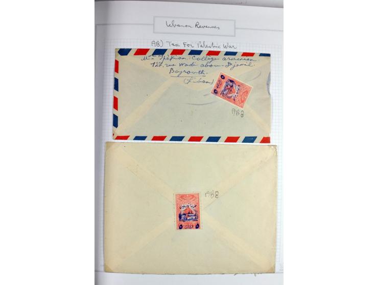 REVENUE: 1919/2000 (ca.), ungebrauchte, ungestempelte reichhaltige Spezialsammlung mit vielen besseren Werten und kompletten 
