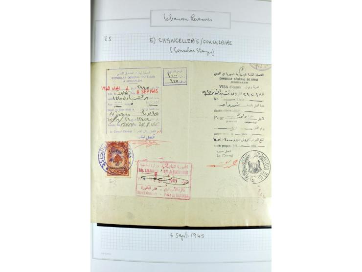 REVENUE: 1919/2000 (ca.), ungebrauchte, ungestempelte reichhaltige Spezialsammlung mit vielen besseren Werten und kompletten 