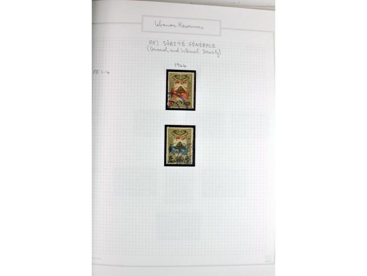 REVENUE: 1919/2000 (ca.), ungebrauchte, ungestempelte reichhaltige Spezialsammlung mit vielen besseren Werten und kompletten 