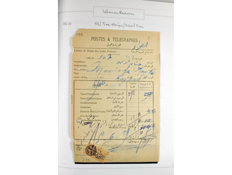 REVENUE: 1919/2000 (ca.), ungebrauchte, ungestempelte reichhaltige Spezialsammlung mit vielen besseren Werten und kompletten 