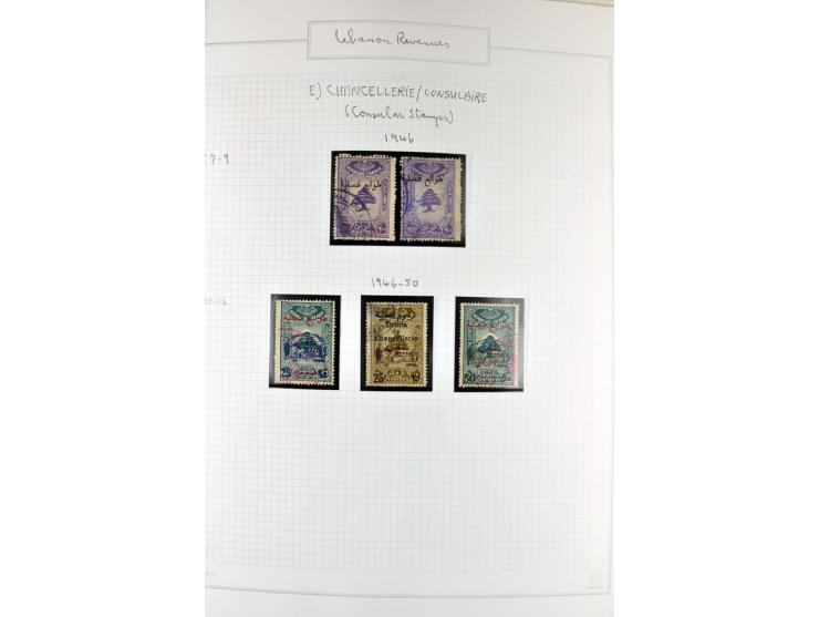 REVENUE: 1919/2000 (ca.), ungebrauchte, ungestempelte reichhaltige Spezialsammlung mit vielen besseren Werten und kompletten 