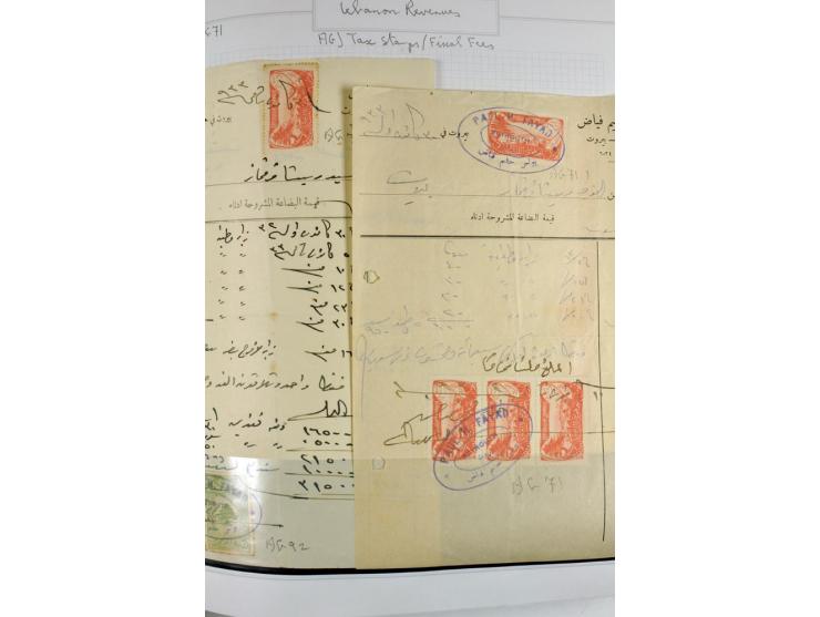 REVENUE: 1919/2000 (ca.), ungebrauchte, ungestempelte reichhaltige Spezialsammlung mit vielen besseren Werten und kompletten 