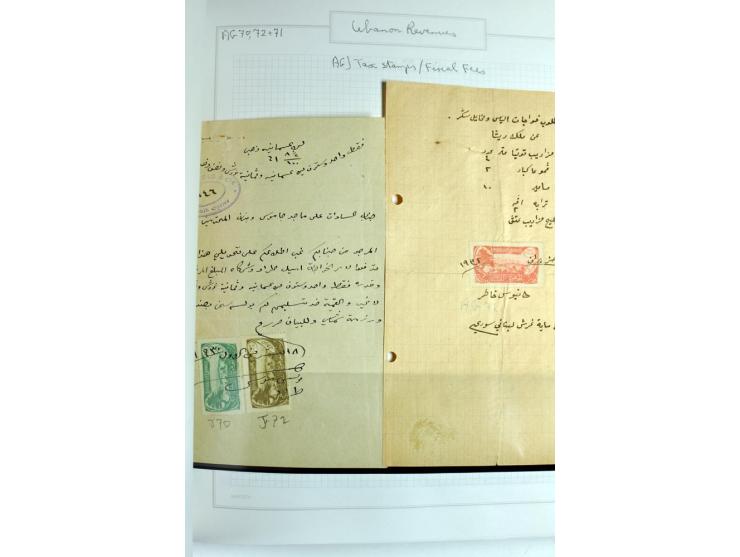 REVENUE: 1919/2000 (ca.), ungebrauchte, ungestempelte reichhaltige Spezialsammlung mit vielen besseren Werten und kompletten 
