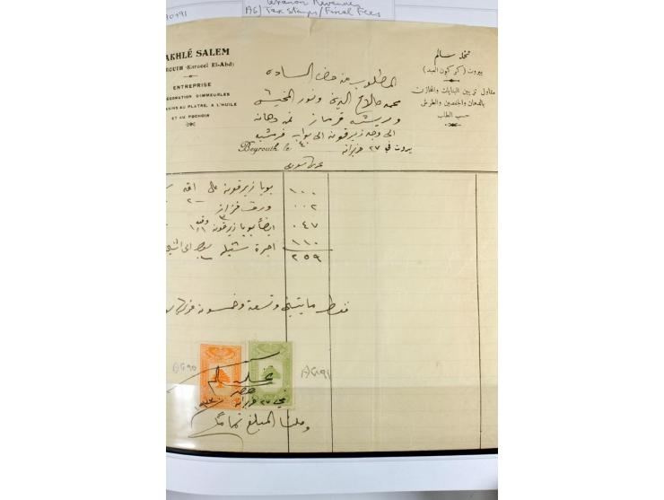 REVENUE: 1919/2000 (ca.), ungebrauchte, ungestempelte reichhaltige Spezialsammlung mit vielen besseren Werten und kompletten 