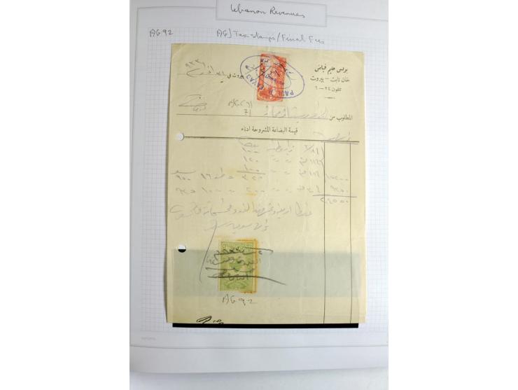 REVENUE: 1919/2000 (ca.), ungebrauchte, ungestempelte reichhaltige Spezialsammlung mit vielen besseren Werten und kompletten 