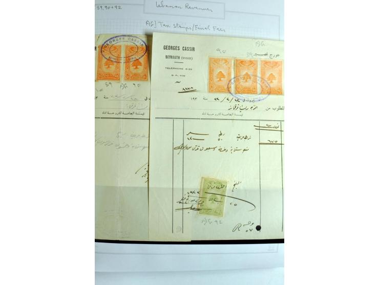 REVENUE: 1919/2000 (ca.), ungebrauchte, ungestempelte reichhaltige Spezialsammlung mit vielen besseren Werten und kompletten 
