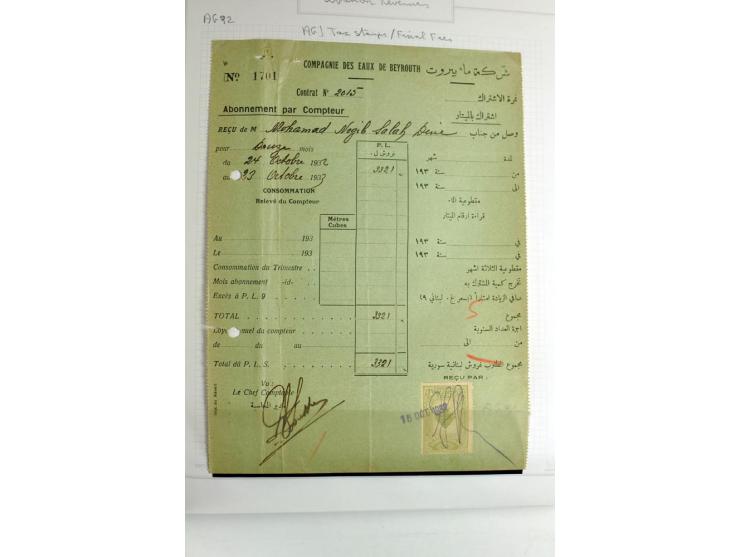 REVENUE: 1919/2000 (ca.), ungebrauchte, ungestempelte reichhaltige Spezialsammlung mit vielen besseren Werten und kompletten 