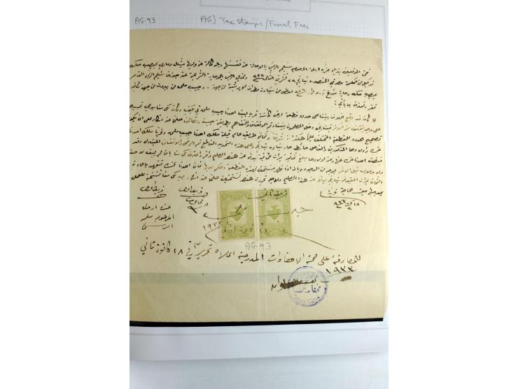 REVENUE: 1919/2000 (ca.), ungebrauchte, ungestempelte reichhaltige Spezialsammlung mit vielen besseren Werten und kompletten 