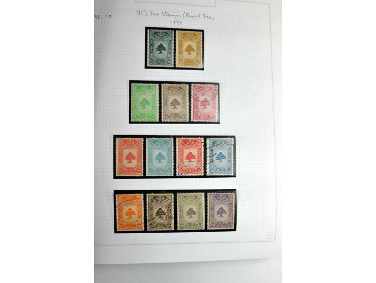 REVENUE: 1919/2000 (ca.), ungebrauchte, ungestempelte reichhaltige Spezialsammlung mit vielen besseren Werten und kompletten 